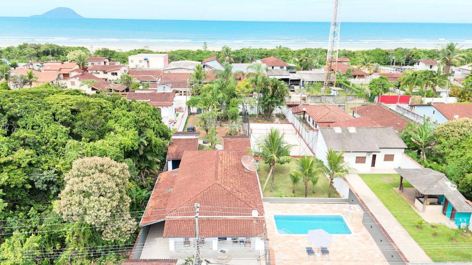 Casa Com Quadra De Areia Boraceia Sao Sebastiao Villa Exterior photo